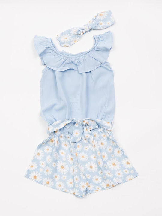 Kids' Fabric Jumpsuit Shorts/Bermudas Light Blue