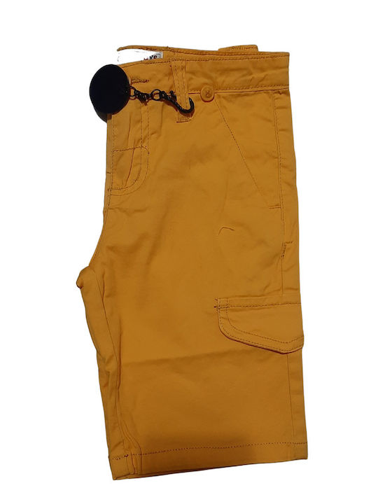 Kinder-Shorts/Bermudas Stoff Gelb