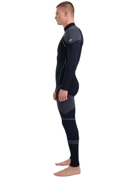 4F M236 Pantaloni termici Negru