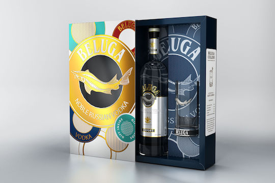 Beluga Compoziție cu Pahare 700ml