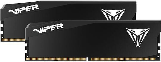 Patriot Viper Elite 5 Ultra DDR5 48GB RAM with 2x24GB Modules and Speed 6000 for Desktop