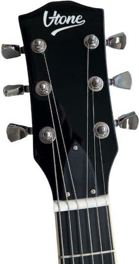 V-tone Electric Guitar Single cut with HH Pickup Configuration Brown