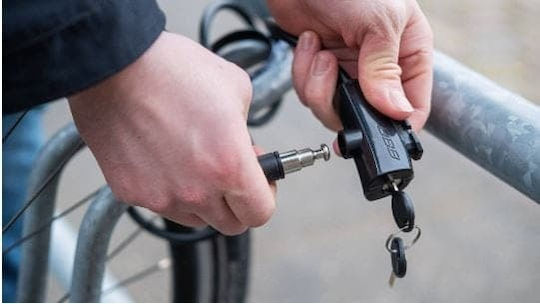 BBB Bicycle Cable Lock with Key Black