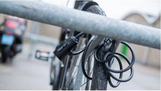 BBB Bicycle Cable Lock with Key Black