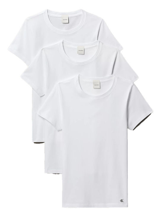 Women's Short Sleeve T-Shirt White 3Pack