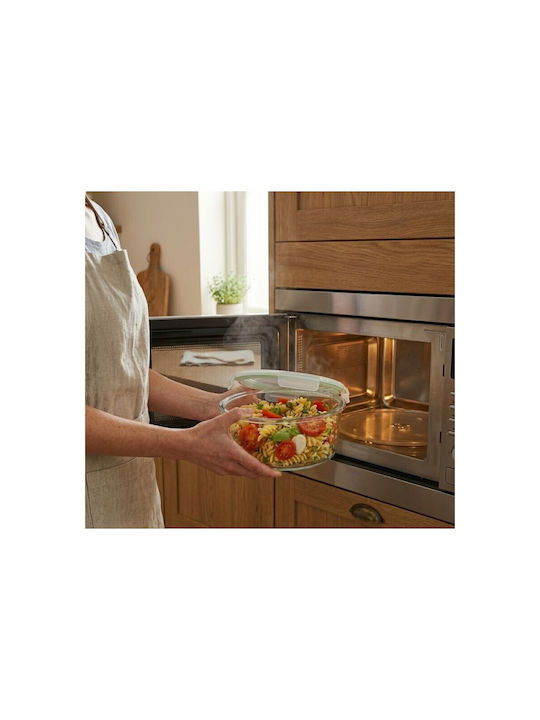 Aj Glass Lunch Box Transparent 950ml