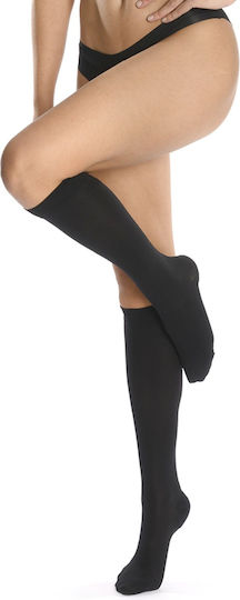 Scudotex Socks Calf High 15-18 mmHg Black