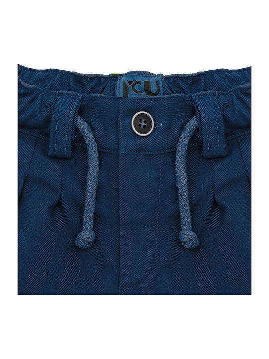 Kinder Schlaghose Stoff Navy