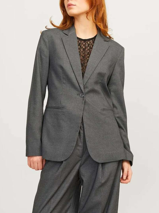 Jack & Jones Γυναικείο Σακάκι Dark Grey Melange