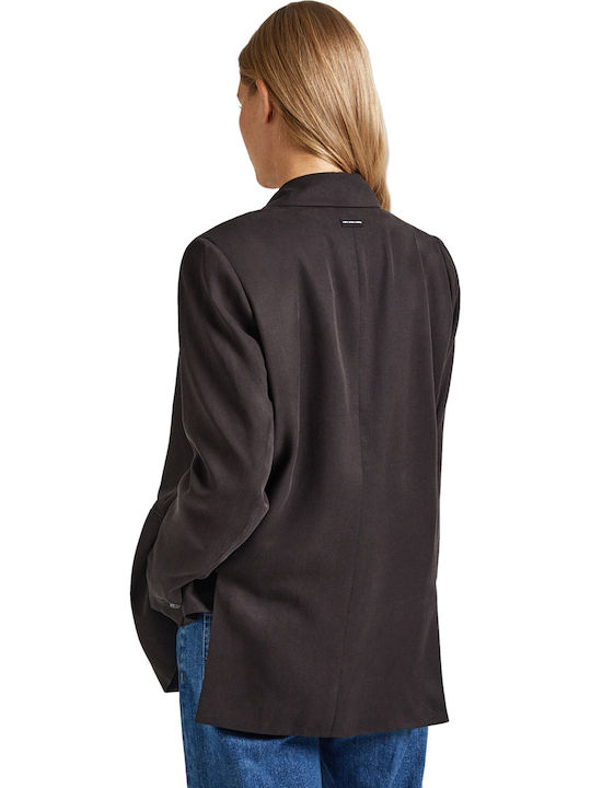 Pepe Jeans Sharon Damen Gekreuzt Blazer Black