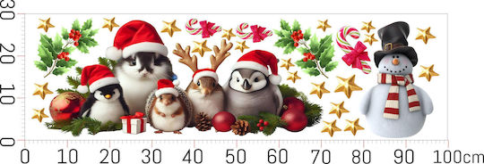 Decowalls Weihnachtsaufkleber Fenster Kinder Weihnachtsdekorationen Weihnachten