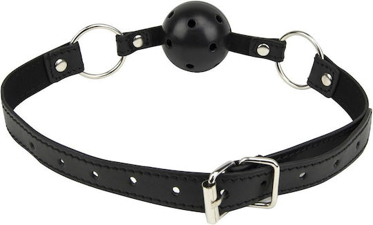 Smd Prime Fetish Breathable Ball Gag Bdsm Φίμωτρο Μαύρο
