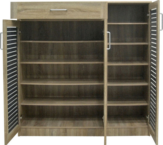 Metall Schuhschrank Sante 120x37x123cm