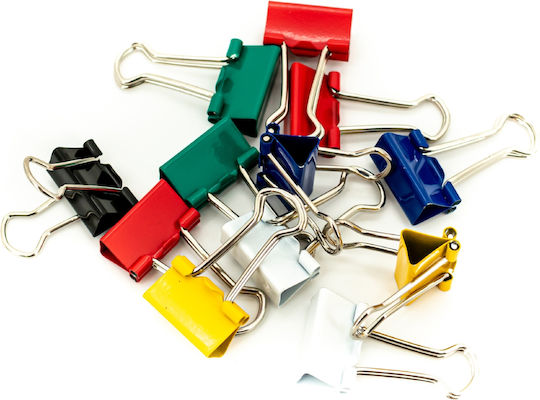 Clips Kunst Metall 19mm 12 Stück