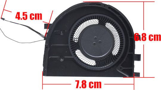 Ανεμιστηράκι Laptop Gpu Cooling Fan Lenovo Thinkpad P1 Gen 4 20y3 20y4 X1 Extreme Gen 4 20y5 20y6 Rtx A2000/t1200 Eg75071s1-c160-s9a Pekhybgpu B7809bfhnf2200tn 5h41d34323 5h41d34324 6pin Κωδ.80914