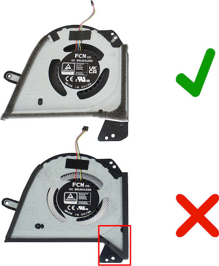 Ανεμιστηράκι Laptop Cpu Cooling Fan Asus Rog Zephyrus M16 Gu603zm Gu603zx Gu603ze Gu603zw Gu603zm-k8023w Gu603zm-k8057w Gu603zx-k8001w 13nr08r0t02111 Dfsck221051824-fp9r 6033b0113701 4pin Κωδ.81551