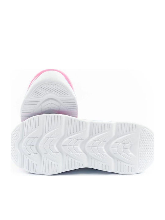 Παιδικά Sneakers με Σκρατς & Φωτάκια Ροζ