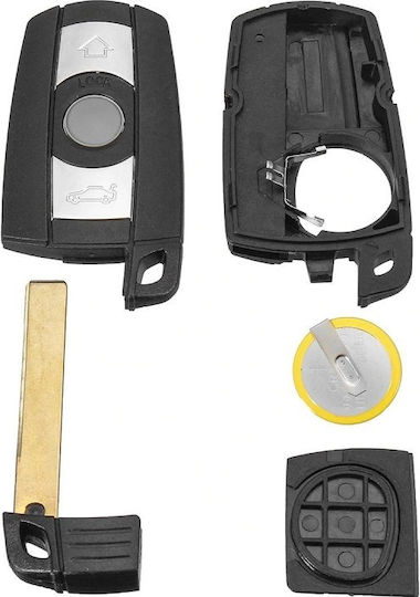 Husă Cheie Auto Techstar Compatibilă Bmw Seria 1 3 5 6 7 Seria E Seria X Seria Z 2 Track 3 Butoane