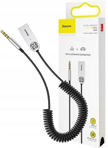 Receptor Bluetooth Premium Baseus La Jack Aux 3.5mm Ultra Compact Alimentat Prin Usb