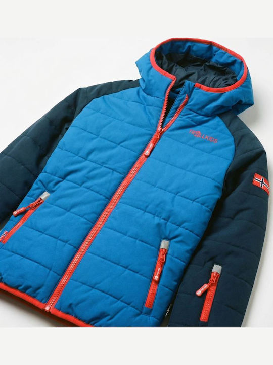 Wasserdicht Kinder Freizeitjacke Blau