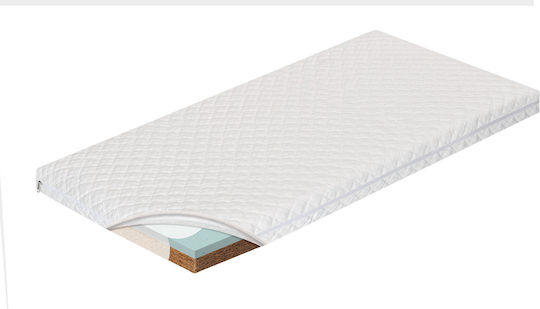 Greco Strom Crib Mattress with Memory Foam & Coconut Fiber 74x140cm