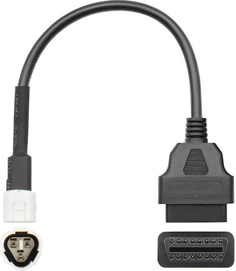 Adaptor Diagnostic Obd2 Techstar Cablu 3 Pini La 16 Pini Motociclete Yamaha