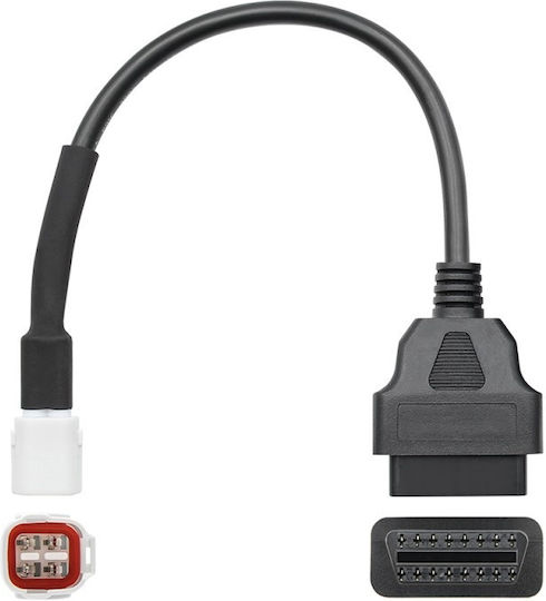 Adaptor Diagnostic Obd2 Techstar Cablu 4 Pini La 16 Pini Motociclete Yamaha