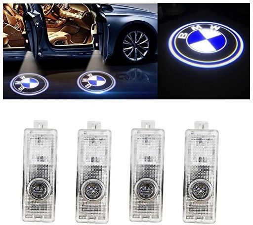 Set 2 Led Embleme Logo Pentru Ușa Dedicate Mașinilor Bmw