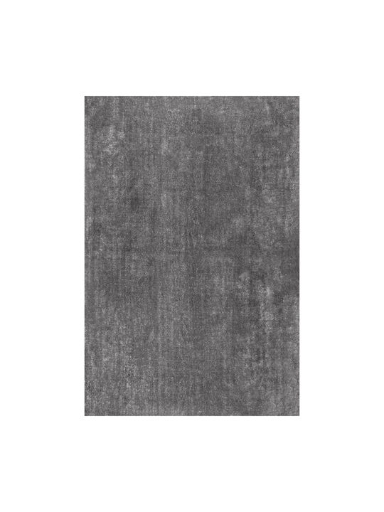 Deluxe Χαλί Ορθογώνιο Γούνινο Γκρι 150x210cm