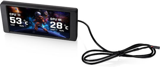 Thermaltake LCD Bildschirm Kit Schwarz 6,0 Zoll