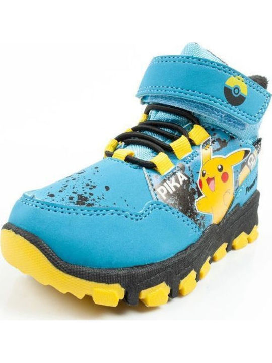 Kids Snow Boots with Velcro Blue
