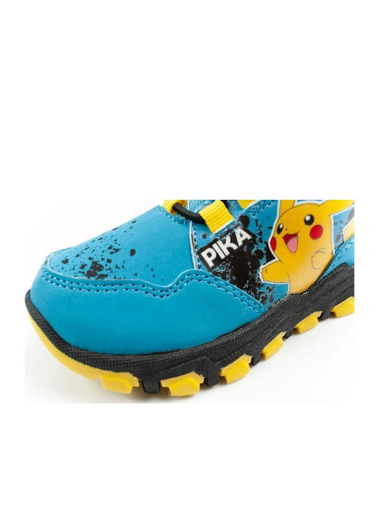 Kids Snow Boots with Velcro Blue