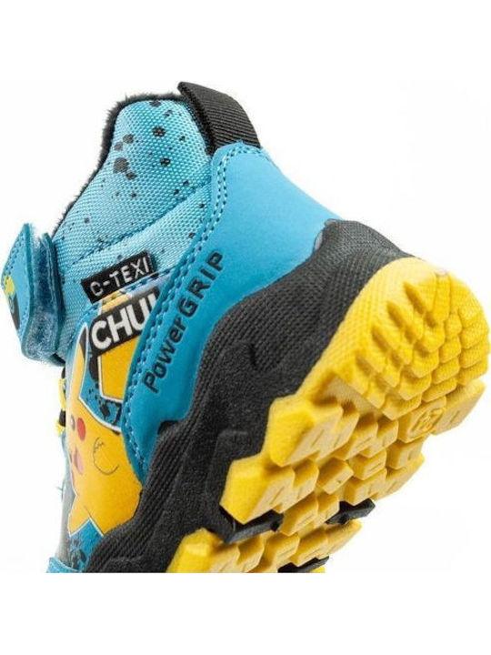 Kids Snow Boots with Velcro Blue