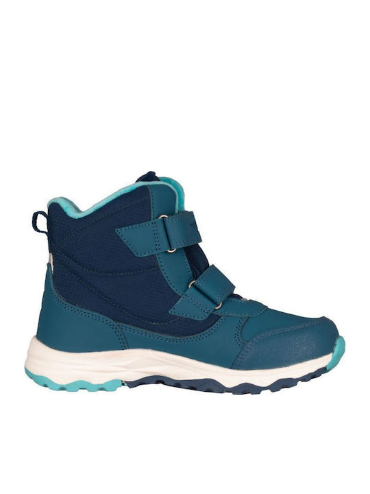 Kids Snow Boots with Velcro Blue