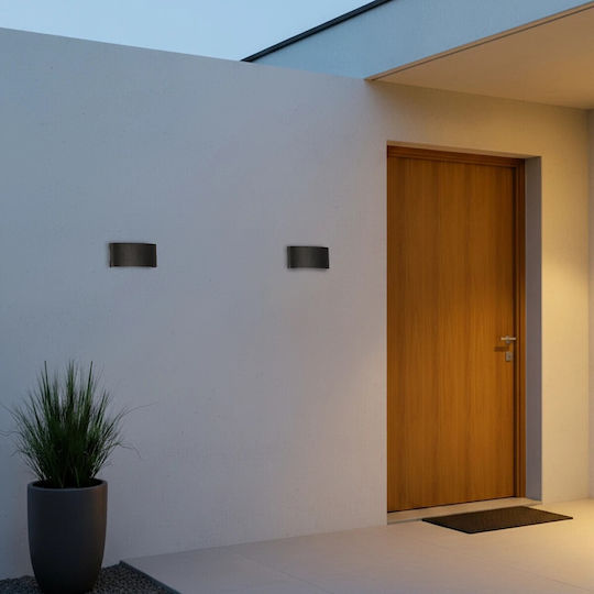 kelvo SIXOAD Wall-Mounted Outdoor Lighting LED IP65 18W with Natural White Light 17x4x8cm