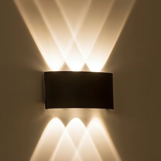 kelvo SIXOAD Wall-Mounted Outdoor Lighting LED IP65 18W with Natural White Light 17x4x8cm