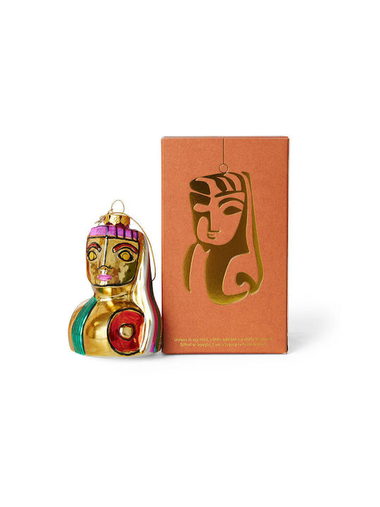Κρεμαστό Στολίδι Ποτήρι Γυάλινο 6.5x12cm