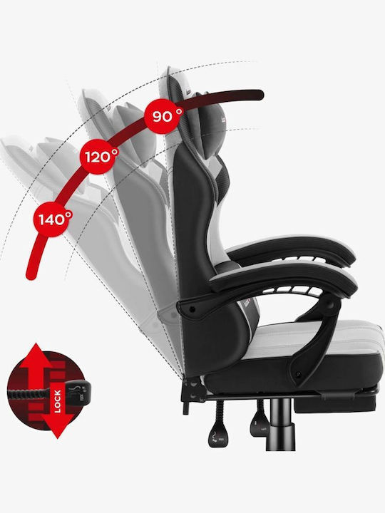 Force 3.7 Fabric Gaming Chair with Adjustable Arms Gray
