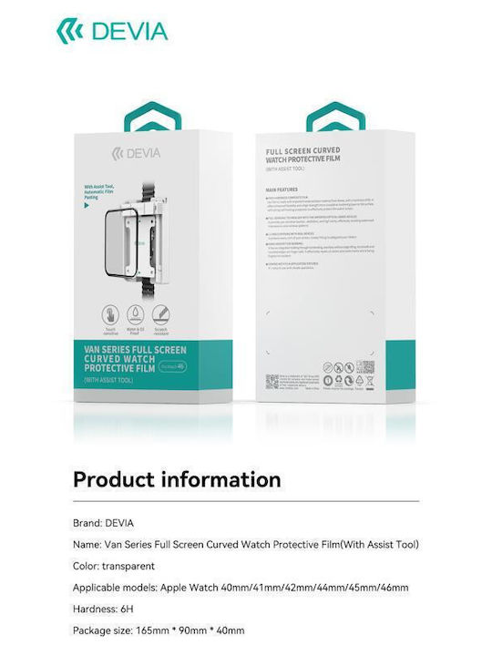 Devia Tempered Glass pentru Apple Watch 46mm 1buc 127760