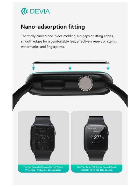 Devia Tempered Glass pentru Apple Watch 46mm 1buc 127760