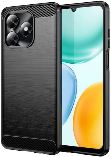 Back Cover Σιλικόνης Μαύρο (Honor X5C Plus)