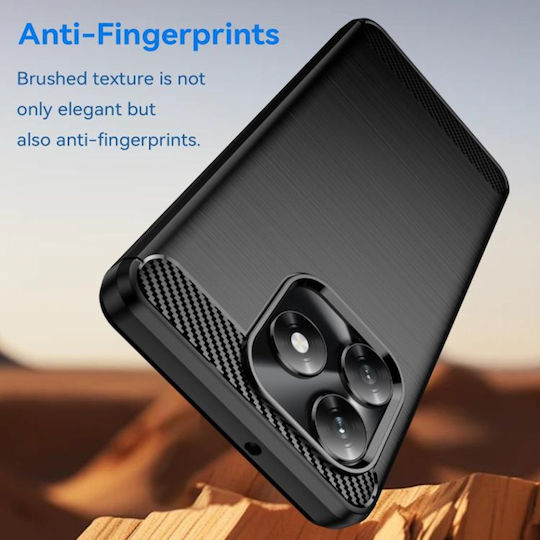 Back Cover Σιλικόνης Μαύρο (Honor X5C Plus)