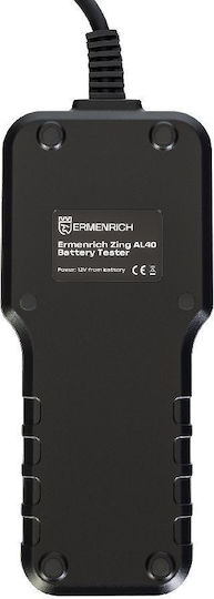 Ermenrich 83823 Αναλογικό Battery Tester με Κροκοδειλάκια