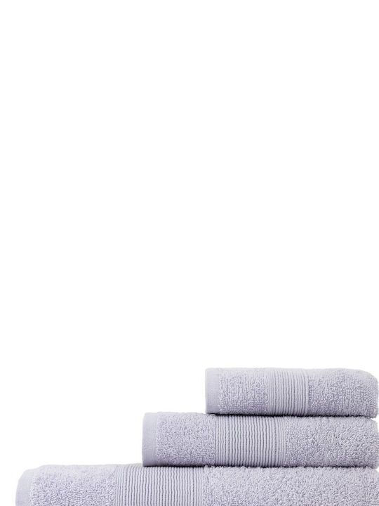 Nima Πετσέτα Προσώπου Oasis 50x90εκ. Light Gray Βάρους 480gr/m²