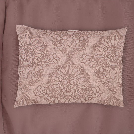 Dimcol Artemis Pillowcase with Envelope Cover Dusty Rose 50x70cm.