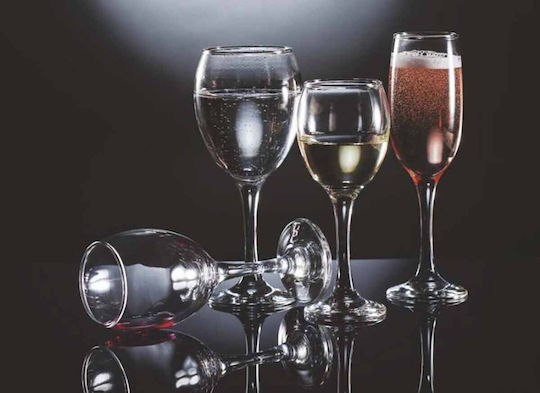 Uniglass Set of Glasses for White Wine made of Glass 6pcs