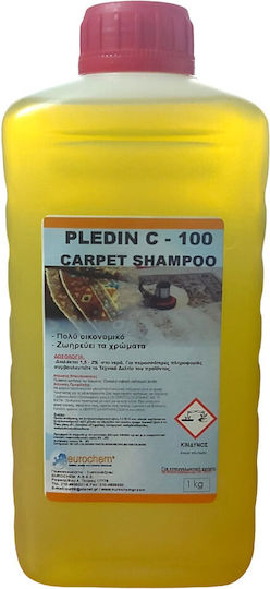 All-Purpose Cleaner Carpets Pledin C-100 Shampoo Liquid 1L