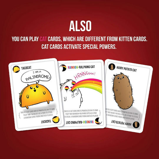 Настолна игра Original Edition за 2-5 играчи 7+ години (EN) Exploding Kittens