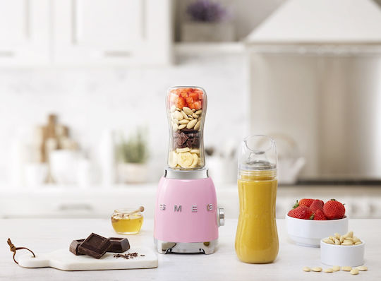 Smeg 50's Style Блендер с Каната Тритан 600 мл 300W Розова