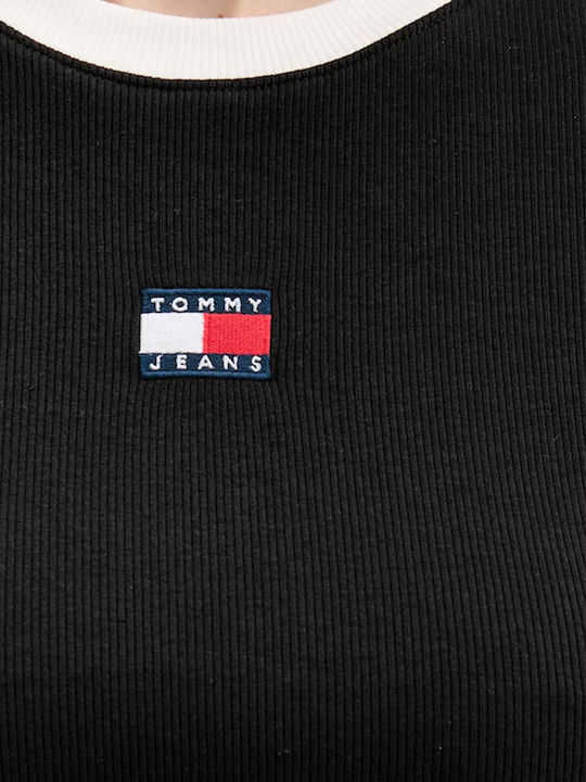 Γυναικείο Crop T-shirt Μαύρη